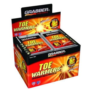 Winter-Accessories Grabber Toe Warmers (1 box/40 pair)