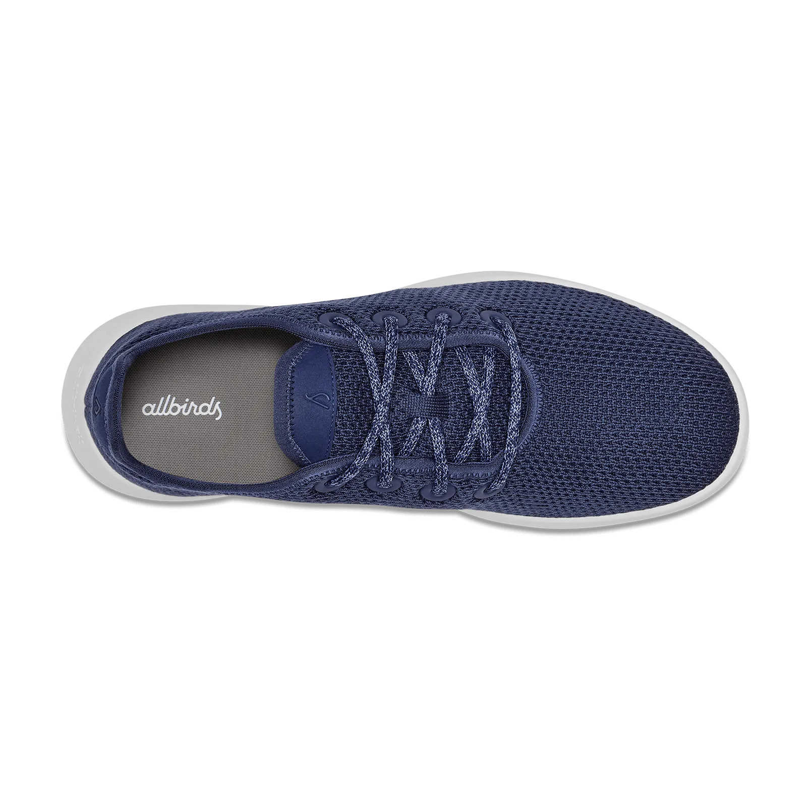 Women's Tree Runners - Marine Blue (White Sole)