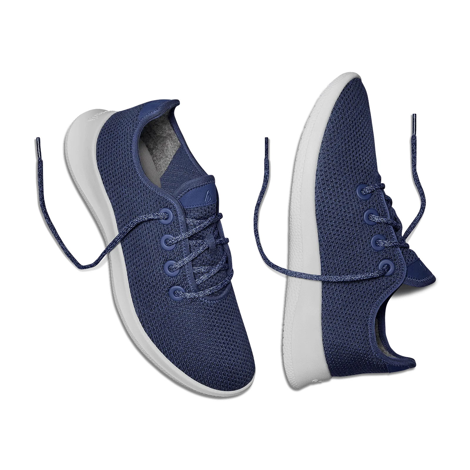 Women's Tree Runners - Marine Blue (White Sole)